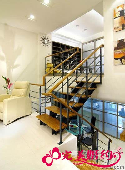 复式装修效果图之复式楼梯
