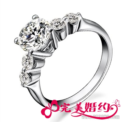 克徕帝完美新娘女戒 让戒指独具光彩