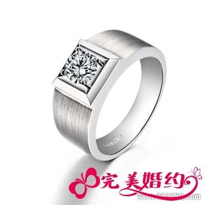 男性怎样挑选戒指？方形钻戒衬托你的气质