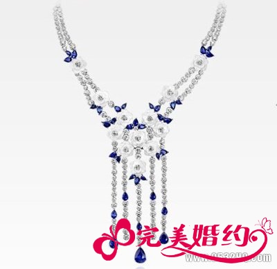 浪漫新娘花朵项链 让花朵在脖颈间绽放