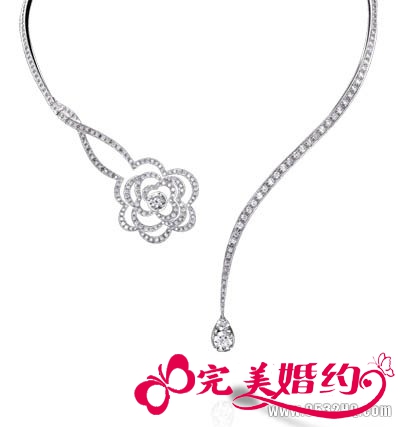 浪漫新娘花朵项链 让花朵在脖颈间绽放