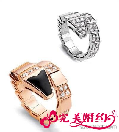 蛇年戴蛇形珠宝 衬托华美高贵新娘