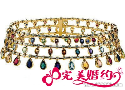 项圈式新娘项链 独特设计尽显高贵