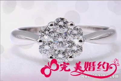 手指粗短的女性怎样挑选钻石婚戒