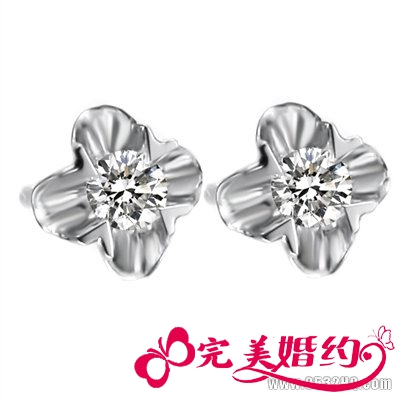精致好看的钻石耳钉 完美呈现&ldquo;女神范&rdquo;