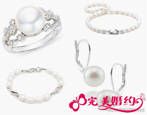 珍珠饰品和婚纱礼服如何巧妙搭配？
