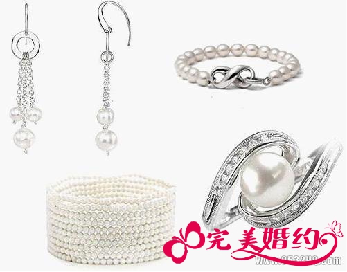 珍珠饰品和婚纱礼服如何巧妙搭配？
