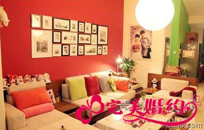 小户型装修案例之婚房客厅