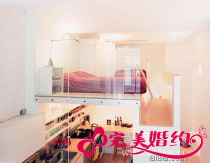 小户型温馨楼中楼装修效果图