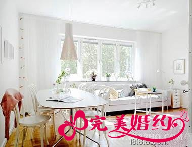 小资婚房客厅装修