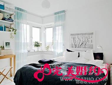 小资婚房卧室装修