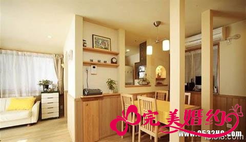 小户型中式装修之客厅一角