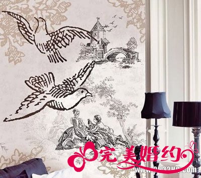 经典黑白搭配婚房 教你装饰最美婚房