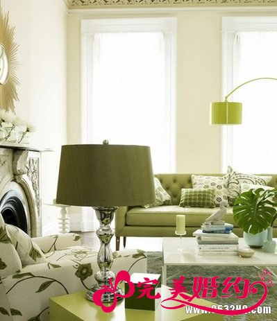 夏季绿色清新婚房装修带来一丝清凉