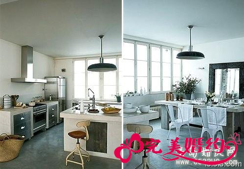 小户型家庭装修设计二：厨房、餐厅