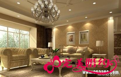 新房装修效果图二：富丽堂皇奢华型