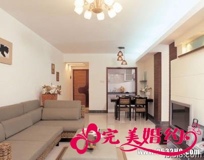 新房装修效果图三：清爽温馨型