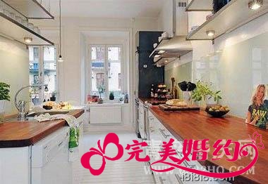 时尚婚房装修厨房另一视角