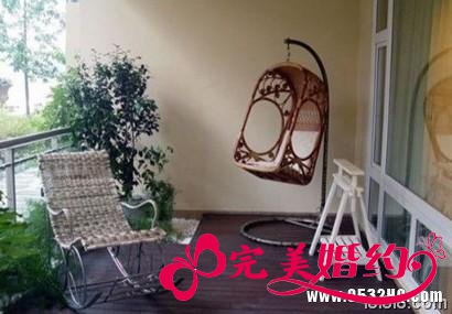 阳台装修效果图之休憩怡情篇